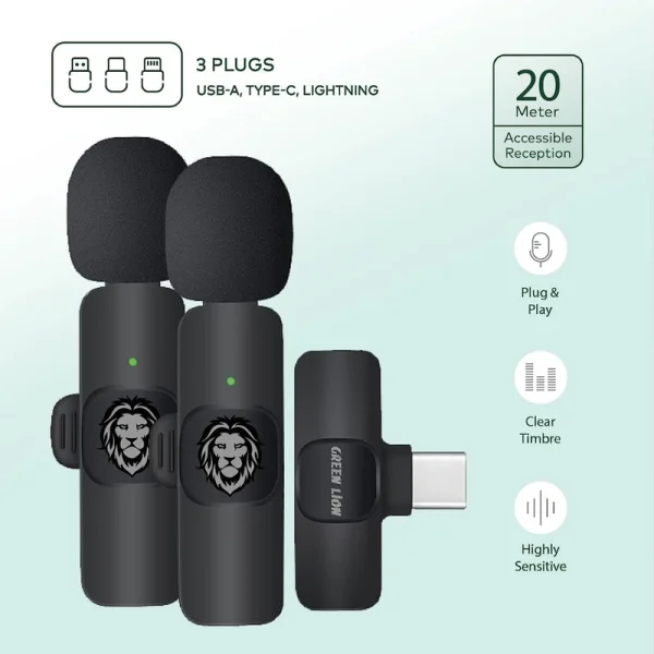میکروفن یقه ای گرین لاین مدل DualMic - Image 4