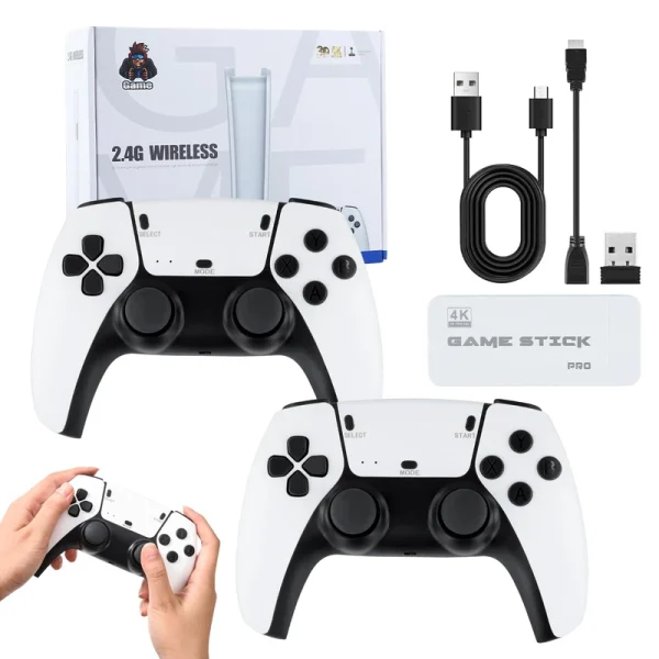 کنسول بازی گیم استیک پرو طرح ps5 مدل Game stick 4K Ultra - Image 3