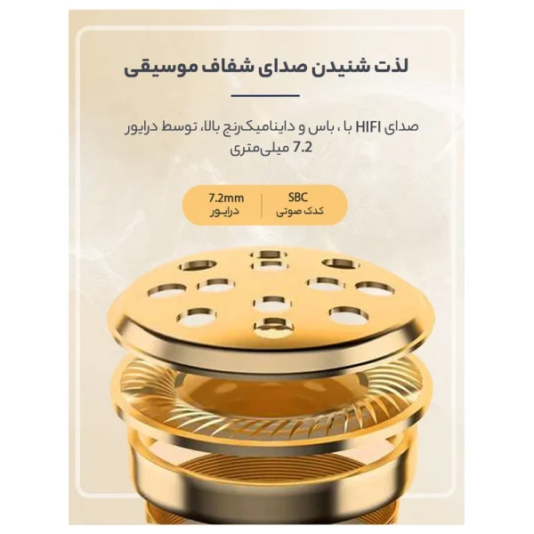 هدفون بلوتوثی کیو سی وای مدل T13 TWS - Image 10