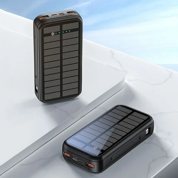 پاوربانک 16000mAh گرین لاین مدل Solar 2 GNPDSOLPB16 با پنل خورشیدی - Image 7