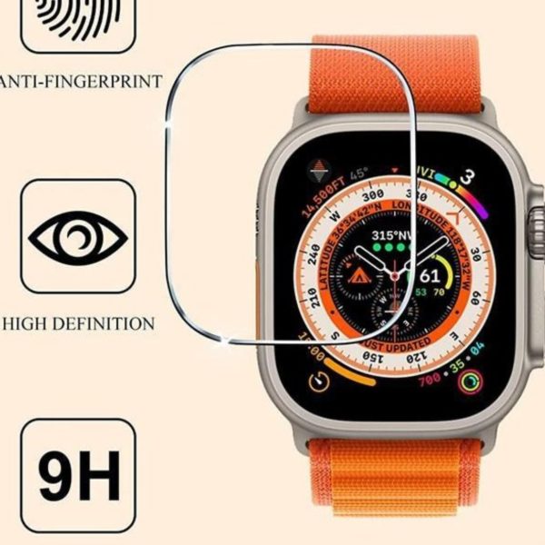 گلس شیشه ای ساعت هوشمند سایز اولترا ۴۹ میلیمتر