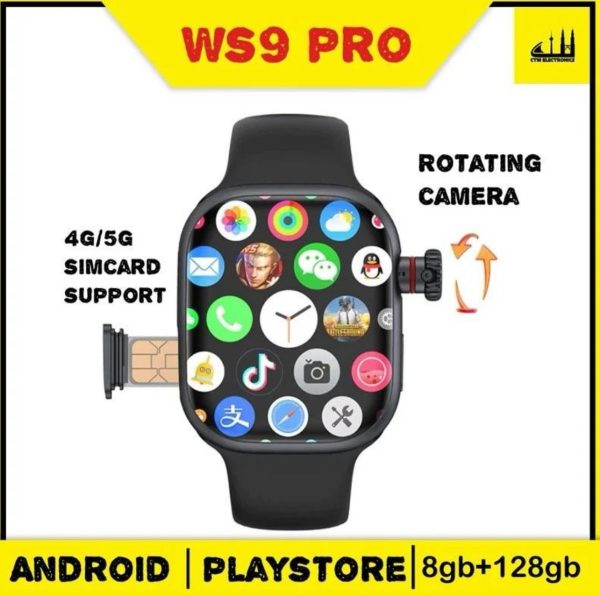 ساعت هوشمند سیم کار خور مدل WS9 PRO ریجستر شده قانونی 128 گیگ رام 8 - Image 2