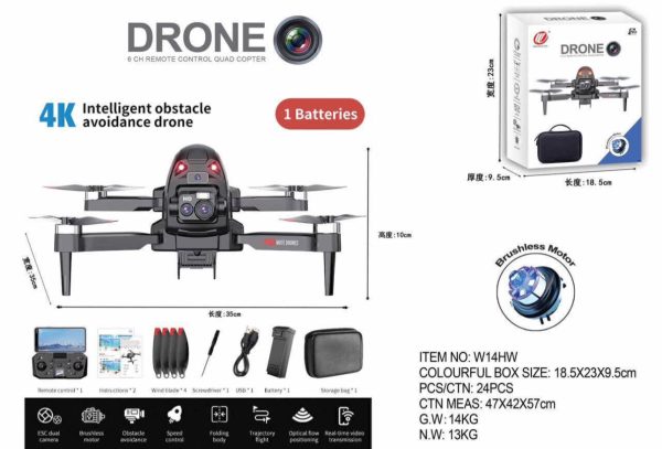 کوادکوپتر مدل Drone w14hw - Image 10