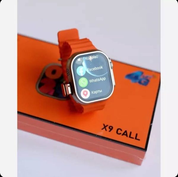 ساعت هوشمند سیم کارتخور طرح اپل واچ اولترا مدل X9 CALL - Image 3