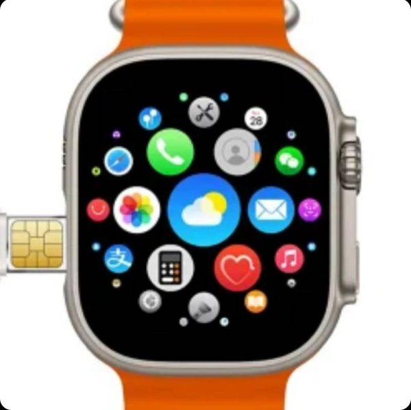 ساعت هوشمند سیم کارتخور طرح اپل واچ اولترا مدل X9 CALL - Image 2
