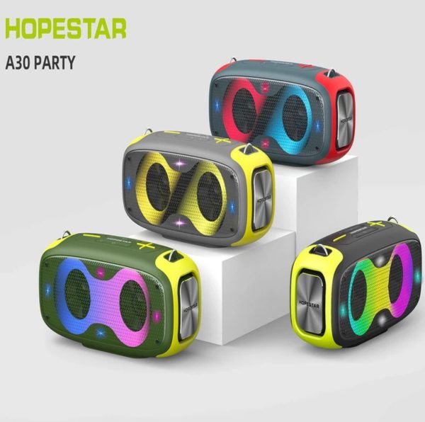 اسپیکر بلوتوثی قابل حمل هوپ استار مدل A30 Party - Image 4
