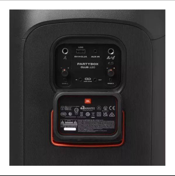اسپیکر بلوتوثی قابل حمل جی بی ال مدل PartyBox Club 120 - Image 4
