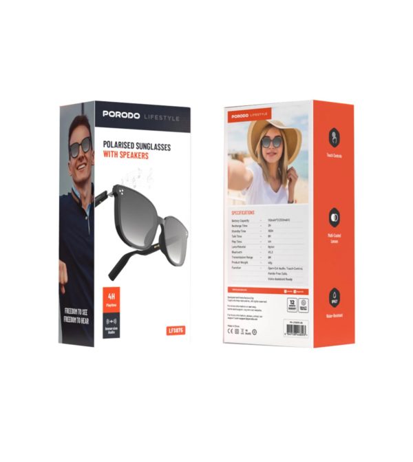 عینک هوشمند پرودو مدل  Polarized Sunglasses with Speaker - Image 6