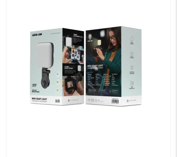 نور ثابت عکاسی و فیلم برداری شارژی گرین لاین Green Lion Mini Snap Light GFX-32