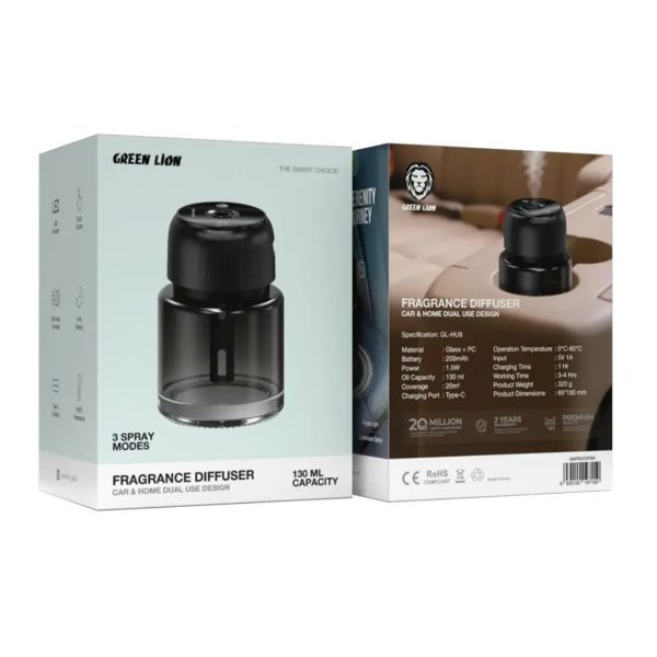 دستگاه بخور ساز و خوشبو کننده گرین لاین Green Lion Fragrance Diffuser 130mL