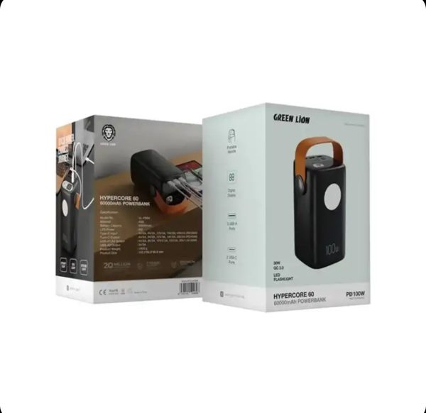 پاوربانک گرین لاین مدل HYPERCORE 60 ظرفیت 60 هزار 100 وات - Image 3