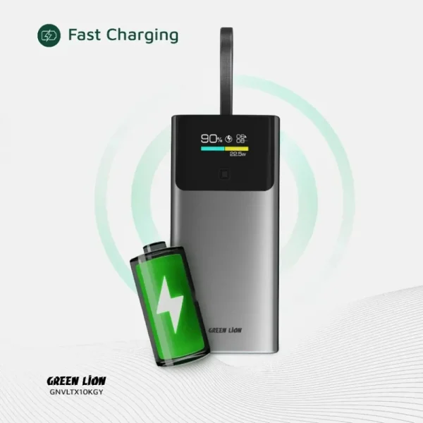پاوربانک گرین لاین مدل VoltixGNVLTX10KGY ظرفیت 10000 میلی آمپر - Image 4