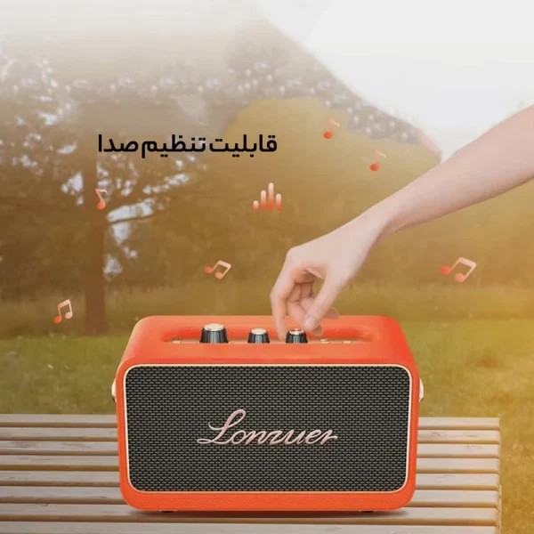 اسپیکر بلوتوثی قابل حمل لونزور مدل FLY - Image 10