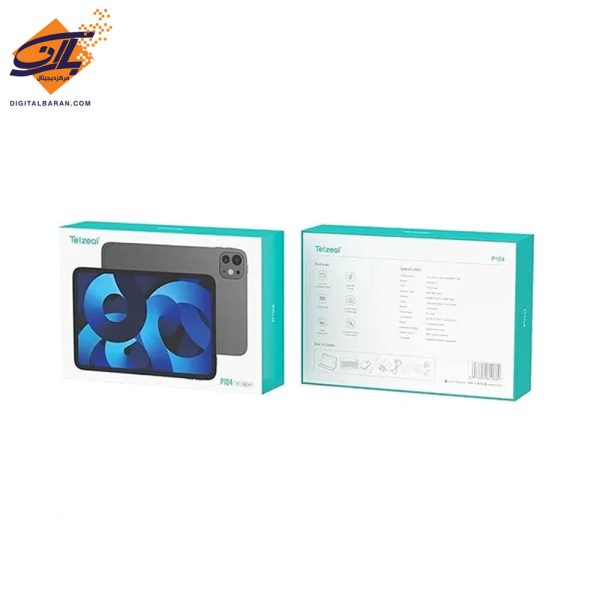 تبلت تلزیل مدل P104 اندازه نمایشگر 10.1 اینچ حافظه 64 گیگ با رم 4 گیگ ا Telzeal P104 Android Tablet 10.1-inch 13MP Dual Camera - Image 4