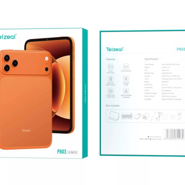 تبلت Telzeal P803؛ یک تبلت 8 اینچی سیم کارت خور طرح اپل 64 گیگ رم 4
