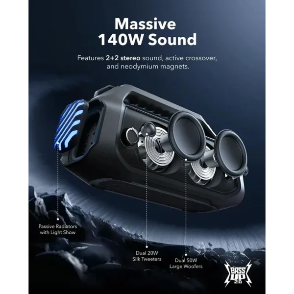 اسپیکر قابل حمل انکر مدل Boom 2 Plus - Image 4