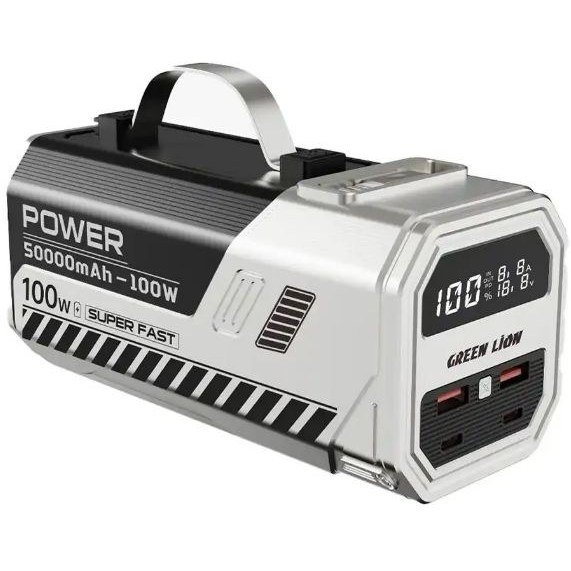 پاوربانک 100W گرین لاین مدل Power Max ظرفیت 50000 میلی آمپر ساعت