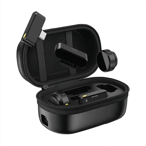 ست میکروفن بی سیم گرین لاین مدل GM-85X با درگاههای اتصال USB C Lightning Camera