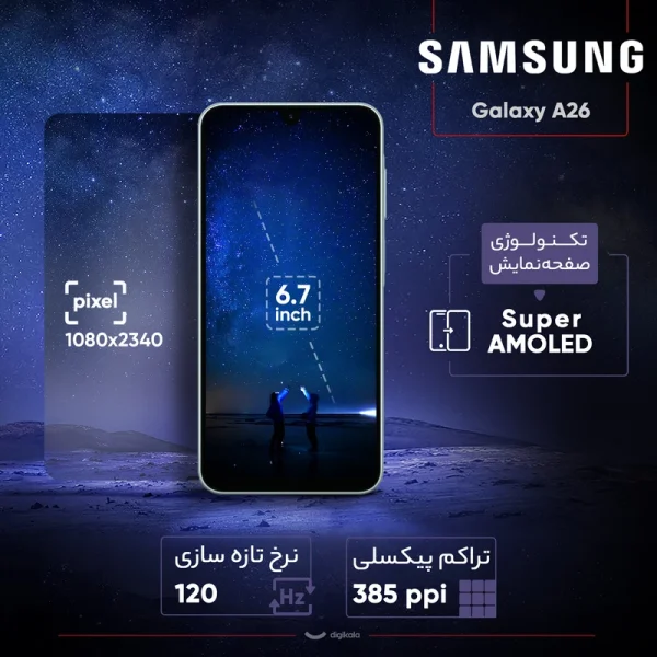 گوشی موبایل سامسونگ مدل Galaxy A55 دو سیم کارت ظرفیت 256 گیگابایت و رم 8 گیگابایت - ویتنام - Image 14